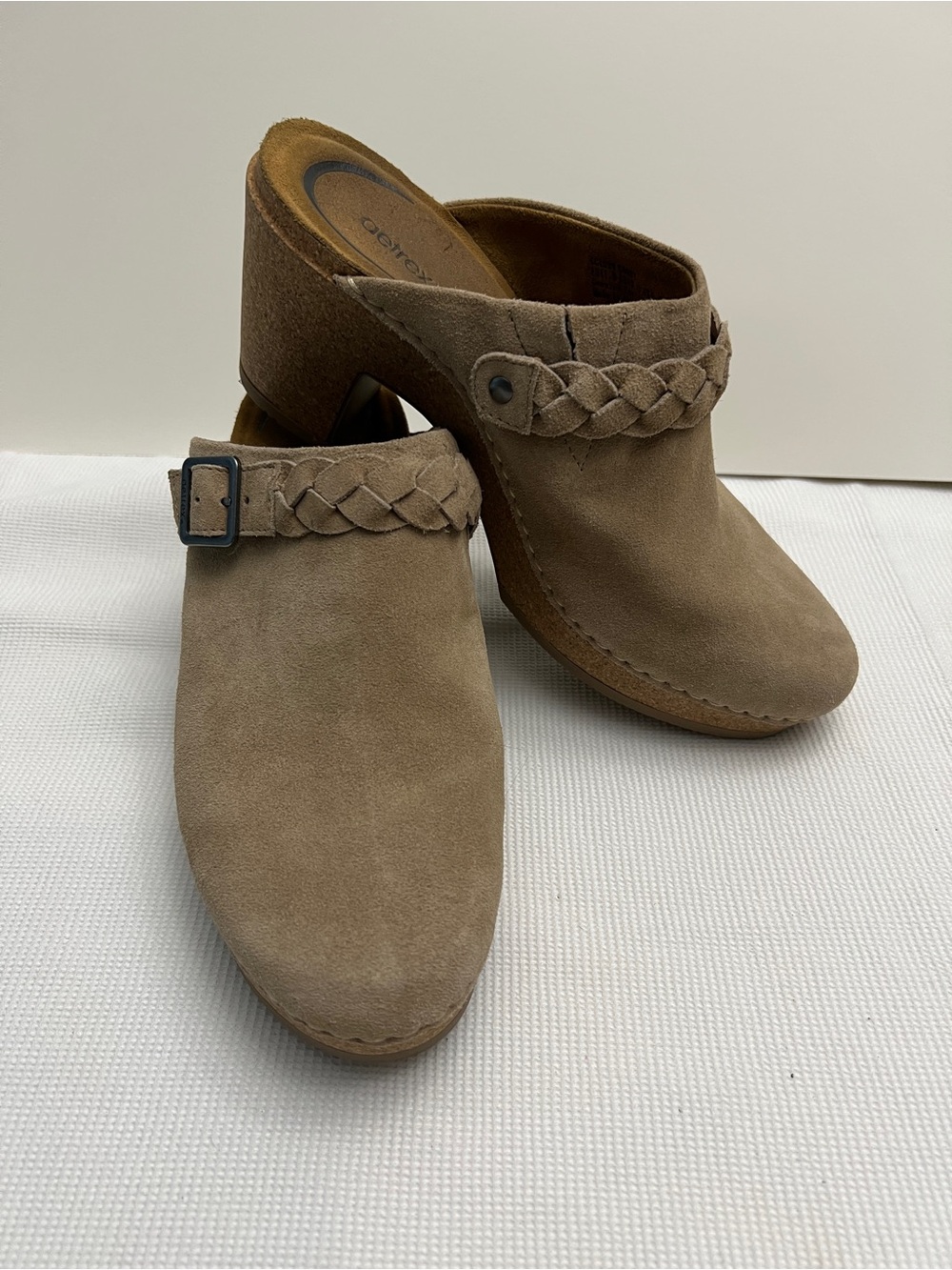 Aetrex Suede Corey Clog